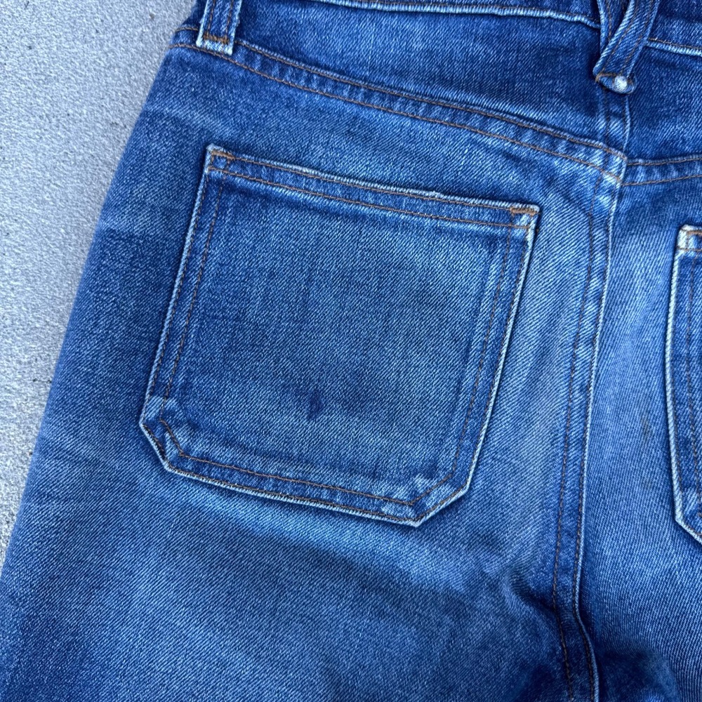 Point Sur Denim California Women High Rise Button Fly Patch Pocket Jeans 25 - Picture 11 of 12
